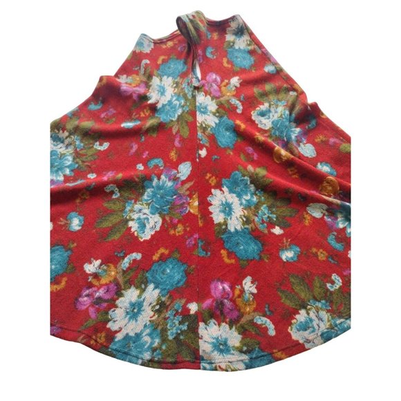 Tres Bien Top Womens Small Sleeveless Tunic Floral Knit - Picture 11 of 13